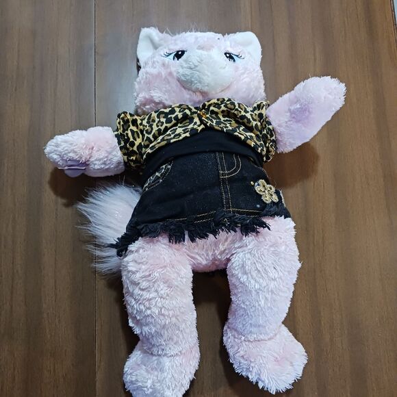 Pink kitty Cat Plush Large Build A Bear 18 clothes Sassy Princess Collec… - Picture 5 of 10